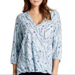 Jessica Simpson Blue Floral Nursing Top! ✨